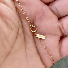 Load image into Gallery viewer, Rose Gold Mama Necklace. 14k Rose Gold Filled Mother&#39;s Day Necklace. Push Present. Pink Pearls Necklace. Mom to Be Gift. New Mama Jewelry
