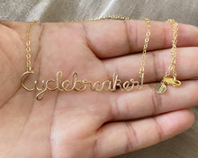 Load image into Gallery viewer, Cyclebreaker Necklace. 14k Gold Filled Cycle Breaker Necklace.
