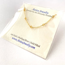 Load image into Gallery viewer, Citrine Bracelet. Gold Chain Yellow Citrine Bracelet. Stacking Gold Bracelet. November Birthstone Bracelet.
