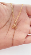 Load and play video in Gallery viewer, Sisters Necklace Set. Spiral Necklaces. 14k Gold
