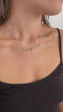 Load and play video in Gallery viewer, Love you more Necklace. 14k Rose Gold Filled Love you More Necklace.
