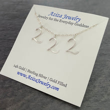 Load image into Gallery viewer, Angel Numbers Necklace. Sterling Silver Necklace
