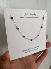 Load image into Gallery viewer, Rainbow Crystal Necklace with Chain
